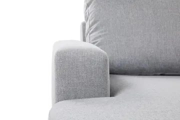 Crazy 6-seters Høyrevendt U-formet XX-Large Sofa med Divan og Sjeselong i Stoff - Grå - Møbler - Sofaer - U-sofa