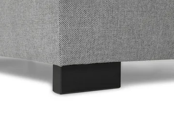 Crazy 6-seters Høyrevendt U-formet XX-Large Sofa med Divan og Sjeselong i Stoff - Grå - Møbler - Sofaer - U-sofa