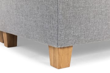 Crazy 6-seters Høyrevendt U-formet XX-Large Sofa med Divan og Sjeselong i Stoff - Grå - Møbler - Sofaer - U-sofa