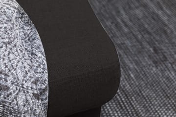 Crazy 6-seters Venstrevendt U-formet XX-Large Sofa med Divan og Sjeselong i Stoff - Antrasitt - Møbler - Sofaer - U-sofa