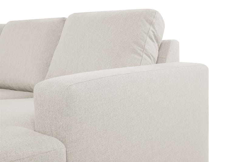 Crazy 6-seters Venstrevendt U-formet XX-Large Sofa med Divan og Sjeselong i Stoff - Beige - Møbler - Sofaer - U-sofa