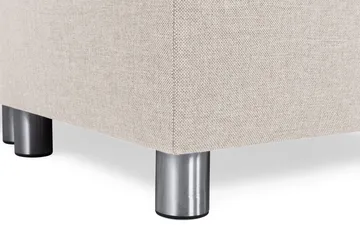 Crazy 6-seters Venstrevendt U-formet XX-Large Sofa med Divan og Sjeselong i Stoff - Beige - Møbler - Sofaer - U-sofa