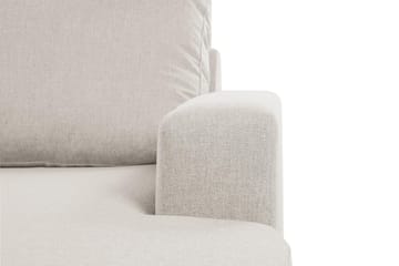 Crazy 6-seters Venstrevendt U-formet XX-Large Sofa med Divan og Sjeselong i Stoff - Beige - Møbler - Sofaer - U-sofa