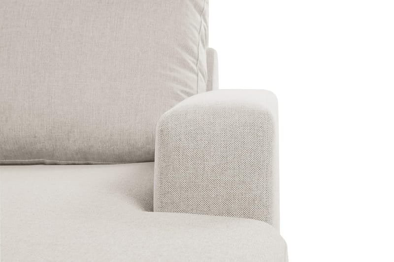 Crazy 6-seters Venstrevendt U-formet XX-Large Sofa med Divan og Sjeselong i Stoff - Beige - Møbler - Sofaer - U-sofa