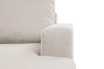 Crazy 6-seters Venstrevendt U-formet XX-Large Sofa med Divan og Sjeselong i Stoff - Beige - Møbler - Sofaer - U-sofa