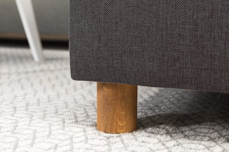 Crazy 6-seters Venstrevendt U-formet XX-Large Sofa med Divan og Sjeselong i Stoff - Mørk grå - Møbler - Sofaer - U-sofa