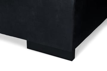 Cuba 5-seters Venstrevendt U-formet Large Sofa med Divan og Sjeselong i Kunstlær/Stoff - Svart / Grå - Møbler - Sofaer - U-sofa