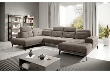 Devender Sofa m. Divan og Sjeselong - Beige - Møbler - Sofaer - U-sofa