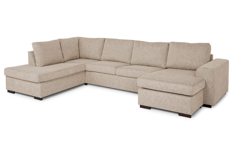 U-sofa Freemont Large med Divan Høyre - Beige - U-sofa