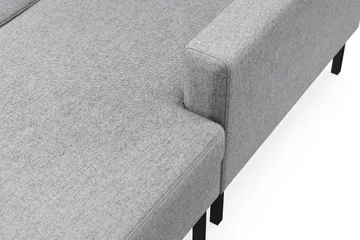 Frillestad 5-seters Venstrevendt U-formet Sofa med Divan og Sjeselong i Stoff - Grå - Møbler - Sofaer - U-sofa