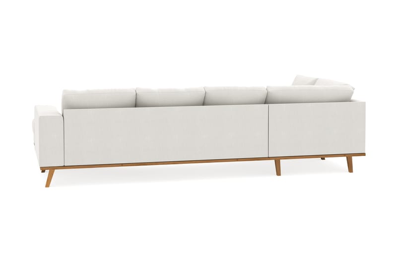 U-Sofa Haga Compact Lin - Beige - 4 seters sofa med divan - U-sofa