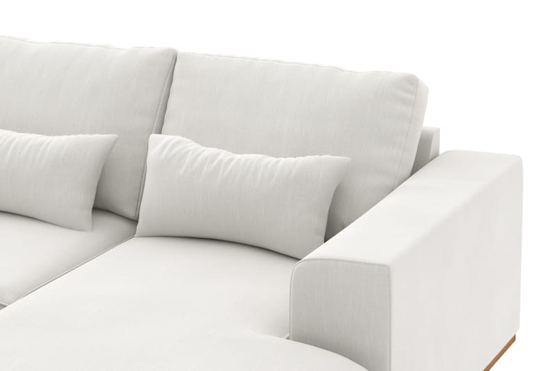 U-Sofa Haga Compact Lin - Beige - 4 seters sofa med divan - U-sofa
