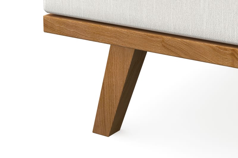 U-Sofa Haga Compact Lin - Beige - 4 seters sofa med divan - U-sofa