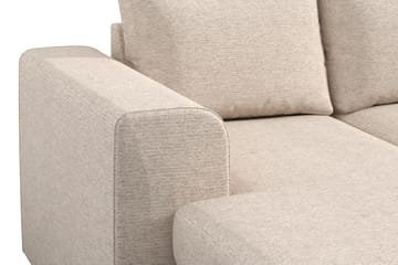 Link 4-seters U-formet Sofa med Dobbeldivan i Stoff - Beige - Møbler - Sofaer - U-sofa