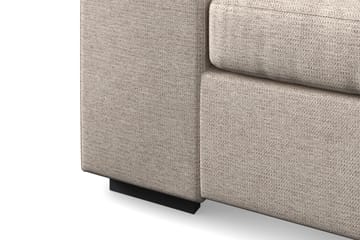Link 4-seters Venstrevendt U-formet X-Large Sofa med Divan og Sjeselong i Stoff - Beige - Møbler - Sofaer - U-sofa