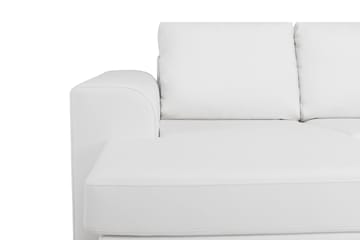 Link 5-seters Høyrevendt U-formet XX-Large Sofa med Divan og Sjeselong i Stoff - Hvit - Møbler - Sofaer - U-sofa