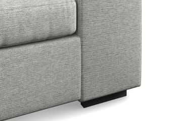 Link 5-seters Høyrevendt U-formet XX-Large Sofa med Divan og Sjeselong i Stoff - Lys grå - Møbler - Sofaer - U-sofa