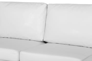 Link 5-seters Venstrevendt U-formet X-Large Sofa med Divan og Sjeselong i Stoff - Hvit - Møbler - Sofaer - U-sofa