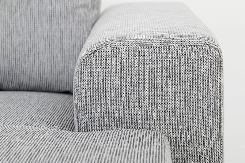 Link 5-seters Venstrevendt U-formet X-Large Sofa med Divan og Sjeselong i Stoff - Lys grå - Møbler - Sofaer - U-sofa