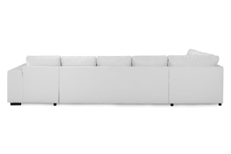 Link 5-seters Venstrevendt U-formet XX-Large Sofa med Divan og Sjeselong i Stoff - Hvit - Møbler - Sofaer - U-sofa