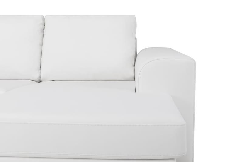 Link 5-seters Venstrevendt U-formet XX-Large Sofa med Divan og Sjeselong i Stoff - Hvit - Møbler - Sofaer - U-sofa