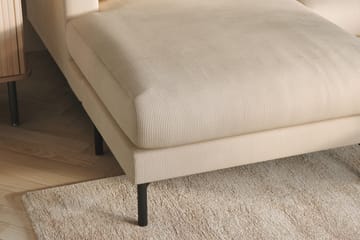 Menard 4-seters Høyrevendt U-formet Sofa med Divan og Sjeselong i Manchester - Beige - Møbler - Sofaer - U-sofa