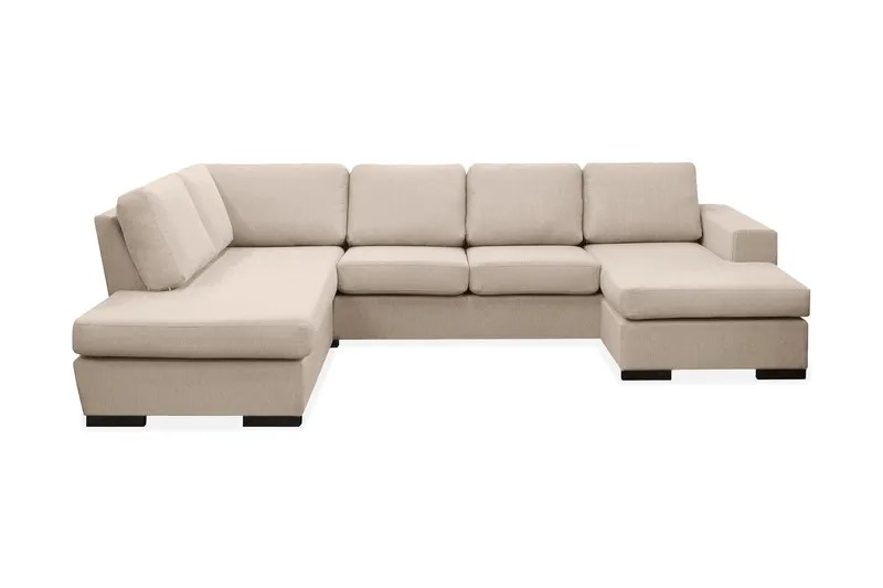 Nebraska U-sofa med Divan Høyre, Beige