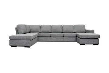 Nebraska U-sofa med Divan Høyre - Lysegrå - Møbler - Sofaer - U-sofa