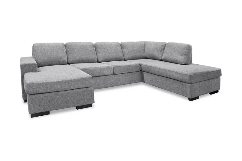 Nebraska U-sofa med Divan Venstre, Lysegrå