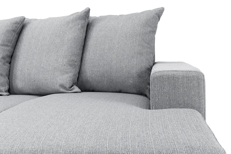 Nebraska U-sofa Venstre Konvoluttputer - Lysegrå - Møbler - Sofaer - U-sofa