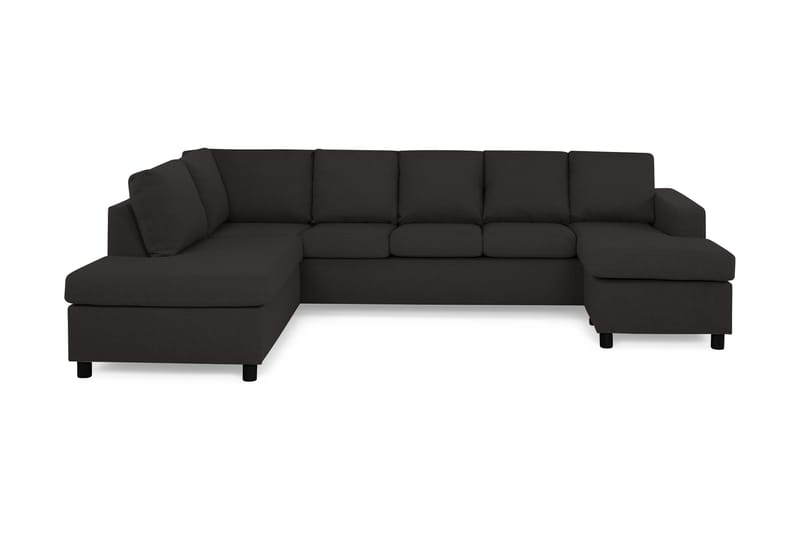 U-sofa Nevada XL Divan Høyre - Antrasitt - U-sofa