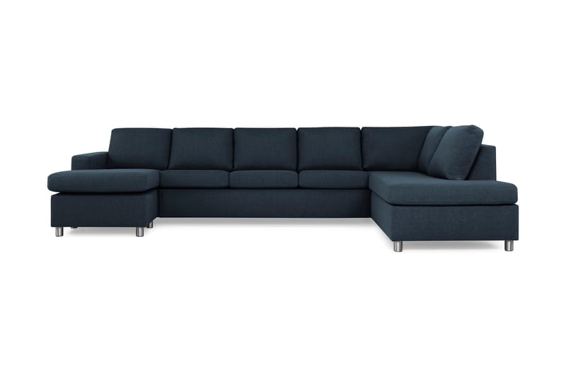 U-sofa Nevada XL Divan Venstre - Mørkblå - U-sofa
