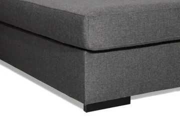 Ocean 4-seters Høyrevendt U-formet Sofa med Divan og Sjeselong i Stoff - Mørk grå - Møbler - Sofaer - U-sofa