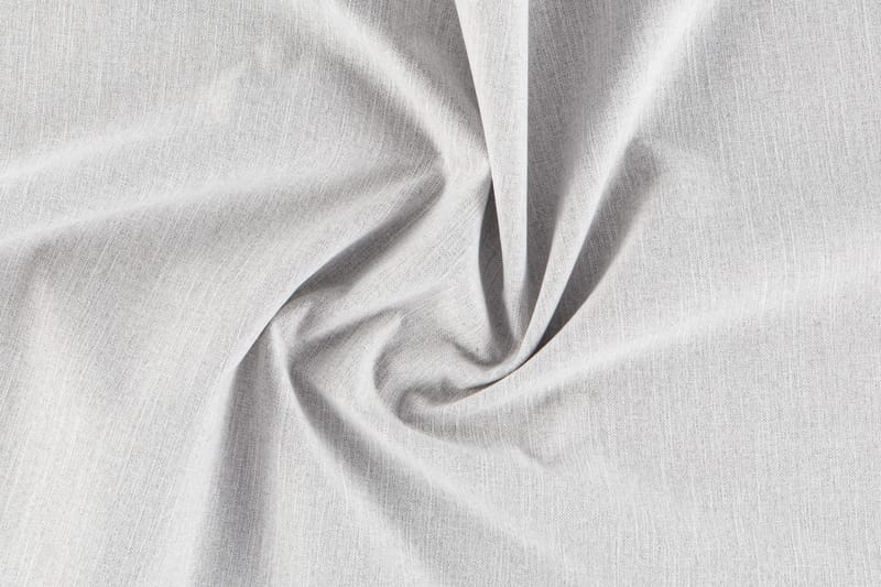 Ocean Lyx 6-seters Høyrevendt U-formet Sofa med Divan og Sjeselong + Fotskammel i Stoff - Grå - Møbler - Sofaer - U-sofa