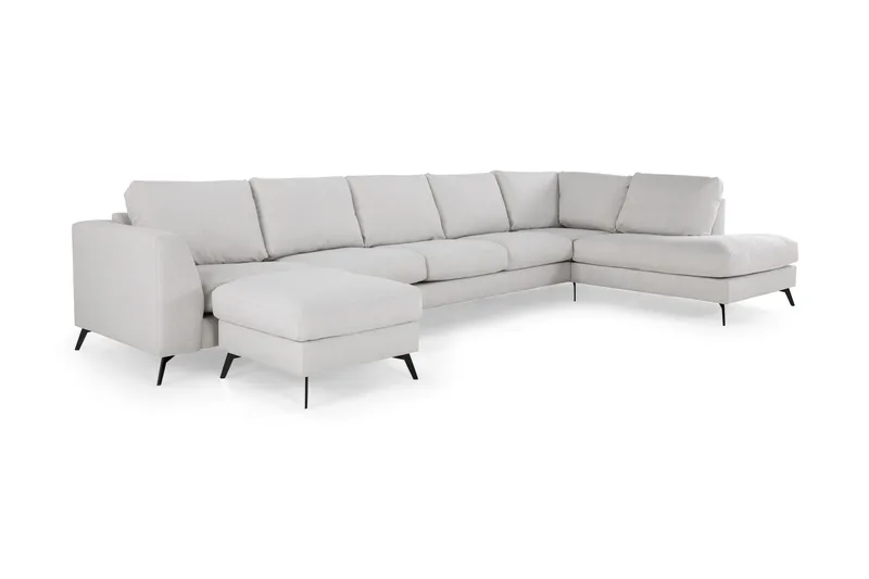 Ocean Lyx U-sofa med Sjeselong Høyre - Linbeige - Møbler - Sofaer - U-sofa