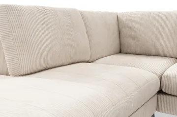 Ocean Lyx U-sofa med Sjeselong Venstre - Beige - Møbler - Sofaer - U-sofa