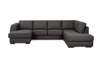 Optus 4-seters Høyrevendt U-formet Sofa med Divan og Sjeselong i Stoff