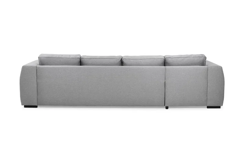 Optus 4-seters U-formet Sofa med Dobbeldivan i Stoff - Lys grå - Møbler - Sofaer - U-sofa