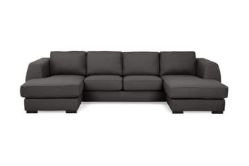 Optus 4-seters U-formet Sofa med Dobbeldivan i Stoff