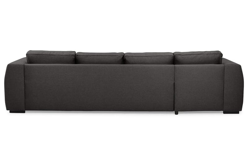 Optus 4-seters U-formet Sofa med Dobbeldivan i Stoff - Mørk grå - Møbler - Sofaer - U-sofa