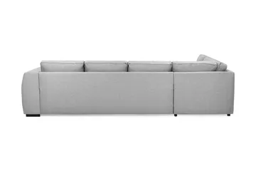 Optus 4-seters Venstrevendt U-formet Sofa med Divan og Sjeselong i Stoff - Lys grå - Møbler - Sofaer - Sofaer med sjeselong - 4 seters sofa med divan