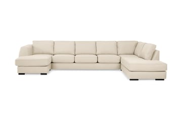 Optus 6-seters Høyrevendt U-formet Large Sofa med Divan og Sjeselong i Stoff