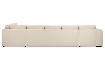 Optus 6-seters Høyrevendt U-formet Large Sofa med Divan og Sjeselong i Stoff - Beige - Møbler - Sofaer - U-sofa