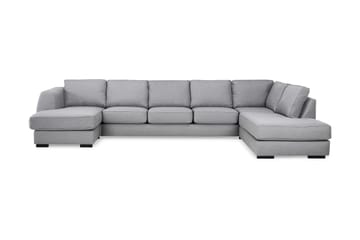 Optus 6-seters Høyrevendt U-formet Large Sofa med Divan og Sjeselong i Stoff