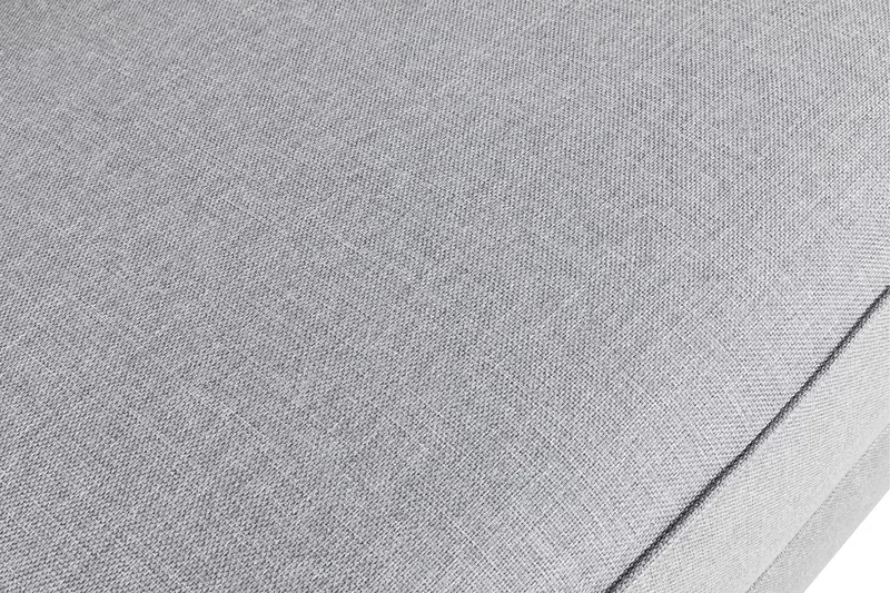 Optus 6-seters Høyrevendt U-formet Large Sofa med Divan og Sjeselong i Stoff - Lys grå - Møbler - Sofaer - U-sofa