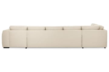 Optus 6-seters Venstrevendt U-formet Large Sofa med Divan og Sjeselong i Stoff - Beige - Møbler - Sofaer - U-sofa