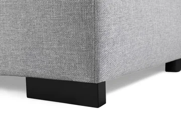 Optus 6-seters Venstrevendt U-formet Large Sofa med Divan og Sjeselong i Stoff - Lys grå - Møbler - Sofaer - U-sofa