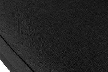 Optus 6-seters Venstrevendt U-formet Large Sofa med Divan og Sjeselong i Stoff - Svart - Møbler - Sofaer - U-sofa