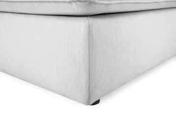 Optus Lyx 4-seters Venstrevendt U-formet Sofa med Divan og Sjeselong i Stoff - Grå - Møbler - Sofaer - U-sofa