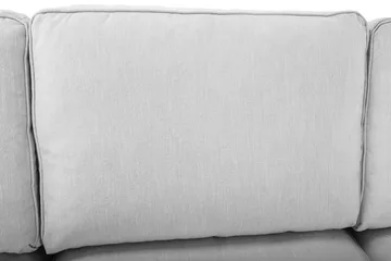 Optus Lyx 6-seters Høyrevendt U-formet Large Sofa med Divan og Sjeselong i Stoff - Grå - Møbler - Sofaer - U-sofa